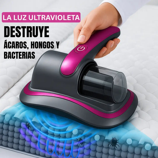 Mini Aspiradora Antiácaros Con Luz UV - VacFree Home